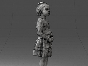 girl in pose 0166 3d print ready 3D-Druckmodell