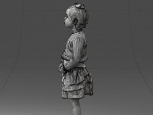 girl in pose 0166 3d print ready 3D-Druckmodell
