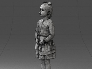 girl in pose 0166 3d print ready 3D-Druckmodell