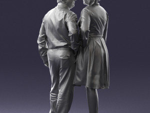 old couple 0177 3d print ready 3D Print Model