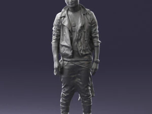000541 Urban Streetwear Man Modern Casual Male Character 3D Model