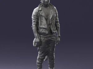 000541 Urban Streetwear Man Modern Casual Male Character 3D Model