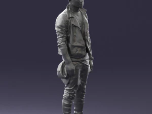 000541 Urban Streetwear Man Modern Casual Male Character 3D Model