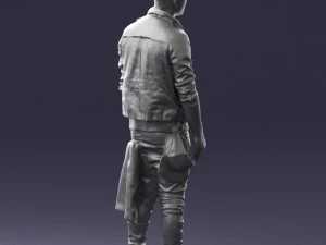000541 Urban Streetwear Man Modern Casual Male Character 3D Model