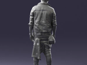 000541 Urban Streetwear Man Modern Casual Male Character 3D Model