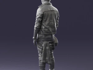 000541 Urban Streetwear Man Modern Casual Male Character 3D Model