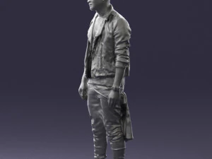 000541 Urban Streetwear Man Modern Casual Male Character 3D Model