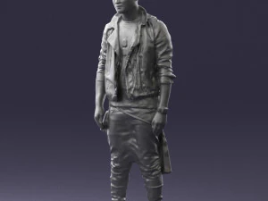 000541 Urban Streetwear Man Modern Casual Male Character 3D Model