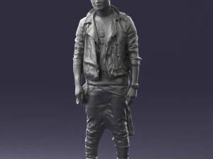 000541 Urban Streetwear Man Modern Casual Male Character 3D Model