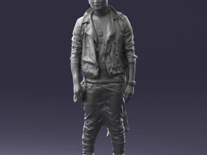 000541 Urban Streetwear Man Modern Casual Male Character 3D Model