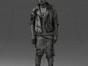 000541 Urban Streetwear Man Modern Casual Male Character 3D Model