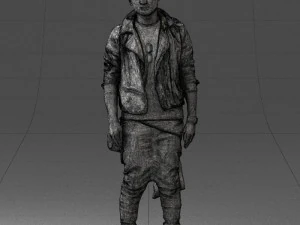 000541 Urban Streetwear Man Modern Casual Male Character 3D Model