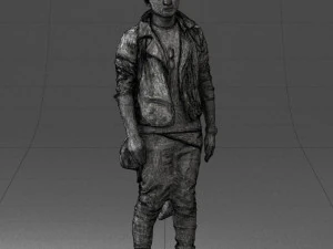 000541 Urban Streetwear Man Modern Casual Male Character 3D Model