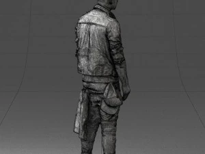 000541 Urban Streetwear Man Modern Casual Male Character 3D Model