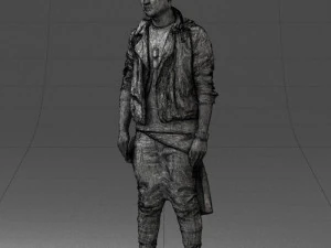 000541 Urban Streetwear Man Modern Casual Male Character 3D Model