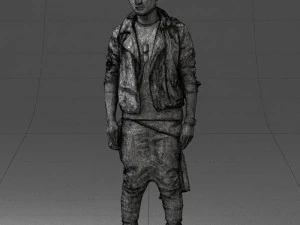000541 Urban Streetwear Man Modern Casual Male Character 3D Model