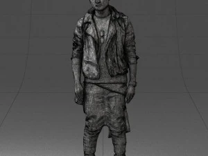 000541 Urban Streetwear Man Modern Casual Male Character 3D Model
