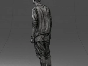 000542 Young Street Style Man with Tattoos Urban Male Character 3D Model