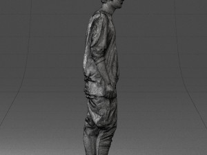man in white t-shirt 0206 3d print ready 3D Print Model