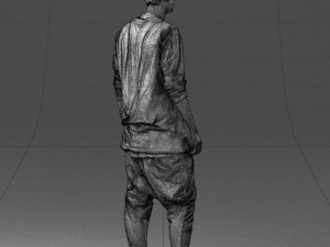 man in white t-shirt 0206 3d print ready 3D Print Model