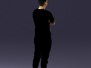 man in pose 0207 3D Model