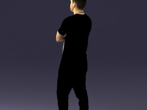 man in pose 0207 3D Model