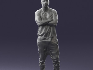 man in pose 0207 3D Model
