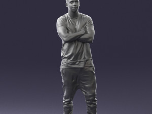 man in pose 0207 3D Model
