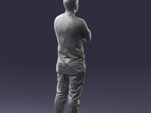 man in pose 0207 3D Model