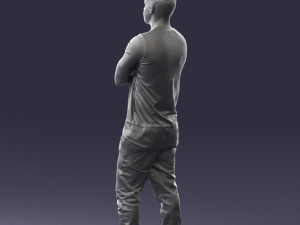 man in pose 0207 3D Model