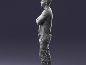 man in pose 0207 3D Model