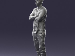 man in pose 0207 3D Model