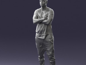 man in pose 0207 3D Model