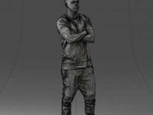 man in pose 0207 3D Model