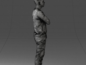 man in pose 0207 3D Model