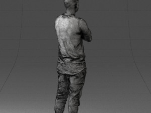 man in pose 0207 3D Model