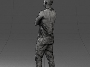 man in pose 0207 3D Model