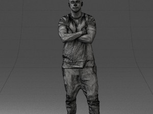 man in pose 0207 3D Model