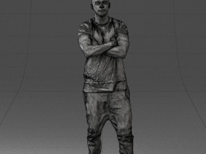 man in pose 0207 3D Model