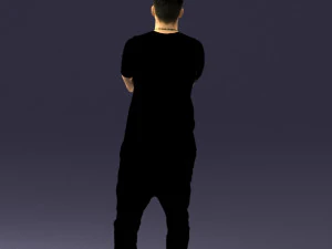 000543 Confident Streetwear Man with Tattoos Urban Male Character 3d print ready 3D Print Model