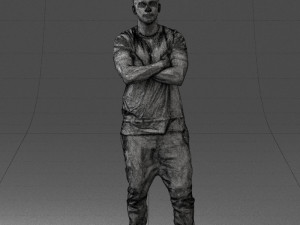 man in pose 0207 3d print ready 3D Print Model