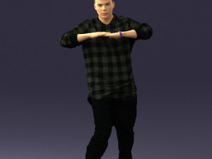 man in pose 0209 3d print ready 3D Print Model