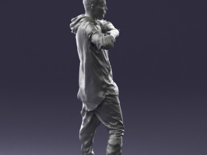 man in pose 0209 3d print ready Model Cetak 3D