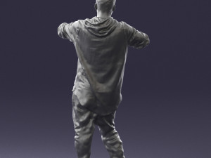 man in pose 0209 3d print ready Model Cetak 3D