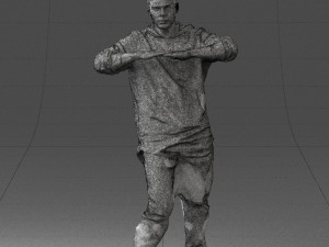 man in pose 0209 3d print ready Model Cetak 3D