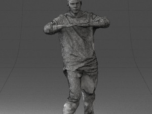 man in pose 0209 3d print ready Model Cetak 3D