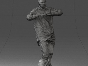 man in pose 0209 3d print ready Model Cetak 3D