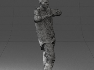 man in pose 0209 3d print ready Model Cetak 3D