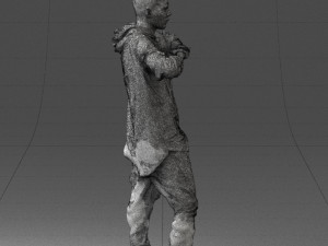man in pose 0209 3d print ready Model Cetak 3D