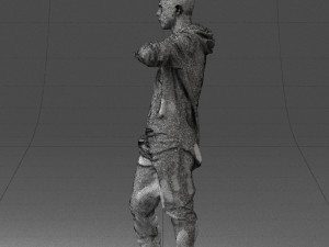 man in pose 0209 3d print ready Model Cetak 3D